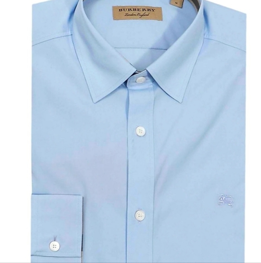 BURBERRY LONDON WILLIAM PALE BLUE NWT size M